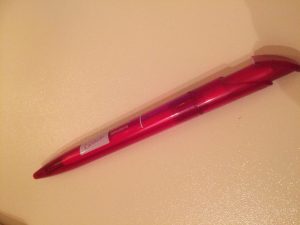 Rode pen van Diamond painting