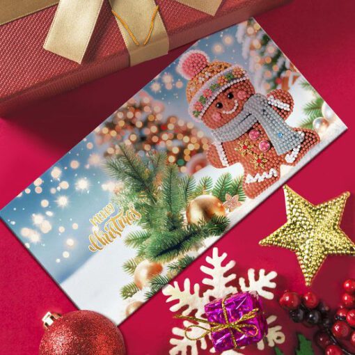 Luxe Diamond Painting Kerstkaarten