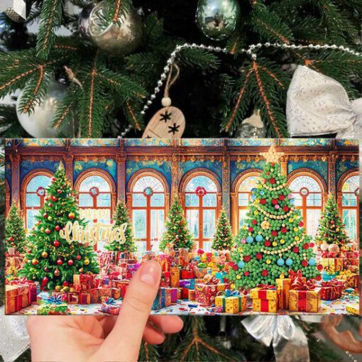 Luxe Diamond Painting Kerstkaarten